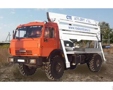 фото Автогидроподъемник АГП-29 на шасси КамАЗ-4326 (4х4)