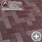 фото ТРОТУАРНАЯ КЛИНКЕРНАЯ ПЛИТКАPP 409 KF GALA FERRUM FELDHAUS KLINKER