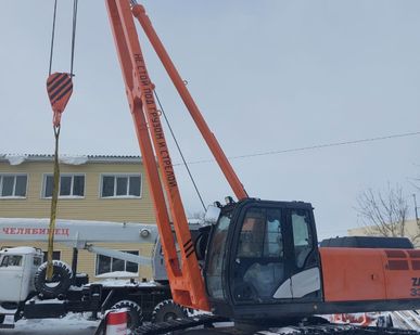 фото Трубоукладчик на базе экскаватора Hitachi