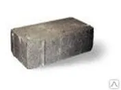 фото Плитка тротуарная Брусчатка серая 200х100х50 мм