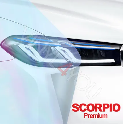Фото №0 Тонер на фары Scorpio хамелеон прозрачный