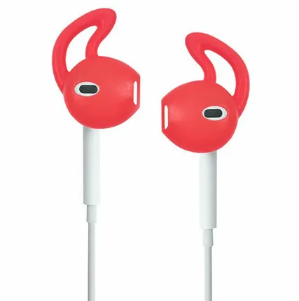 Фото №0 Накладки для наушников Eartip Silicone for EarPods Red