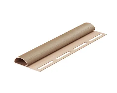 фото Планка финишная для винилового сайдинга 3000мм, капучино Дёке PREMIUM