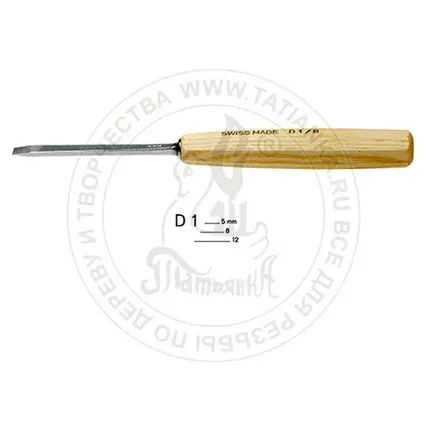 Фото №0 Стамеска компактная прямая плоская Pfeil PF-D 1/8