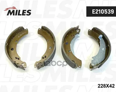 фото E210539 MILES Колодки торм.бар.VW POLO SEDAN 10- (228x42) Miles арт. E210539