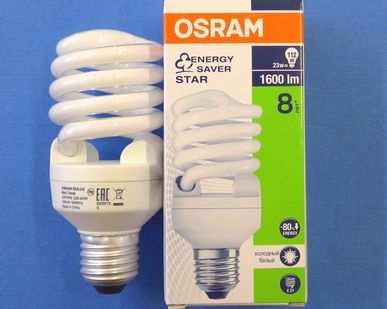 фото Лампа энергосберегающая Osram 23/827 Е27