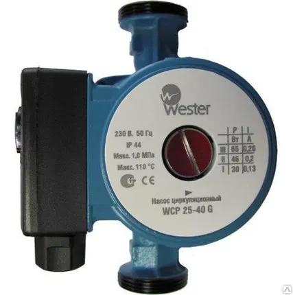 Фото №0 Насос Wester WCP 25-40G (с гайками)
