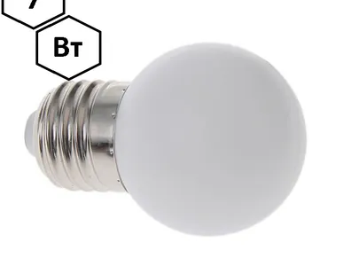 фото Лампа для Белт-Лайта (светодиодная, цоколь Е27, белый холодный, 7W 230V 6400К, SBG4507 )