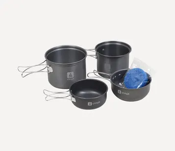 фото Набор Посуды Сплав 2 Кастрюли 2 Кружки (1-2 Персоны)