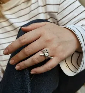 фото Кольцо «Узы» регулируемое