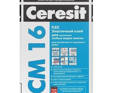 фото Клей для плитки эластичный Ceresit CM 16/25 Ceresit
