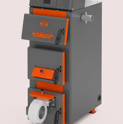 Фото №0 Угольный котел полуавтоматический Куппер Про Турбо 16 кВт, до 16 ч на одной загрузке, до 160 м2