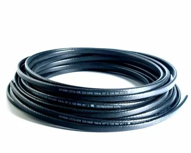 фото Кабель нагревательный саморег. 16Вт/м строительного применения (трубы) термопласт Extherm LXTC16-2CR