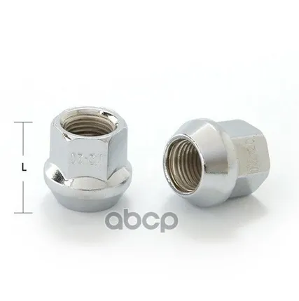 Фото №0 Гайка M12x1,5 (21) hex19 открытая, конус CH H-1107 S036611 LS WHEELS арт. S036611