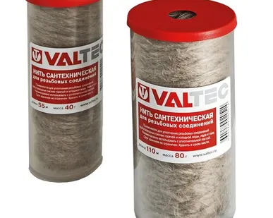 фото Нить для герметизации резьбы ( ЛЁН!!)"VALTEC"( 110 м)