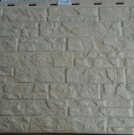 Фото №0 Фасадная панель DOCKE,цокольная панель EDEL (Берилл) Бежевый