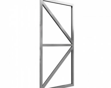 фото Дополнительная дверь для теплицы ЧЕЛСИ, цвет Оцинкованный