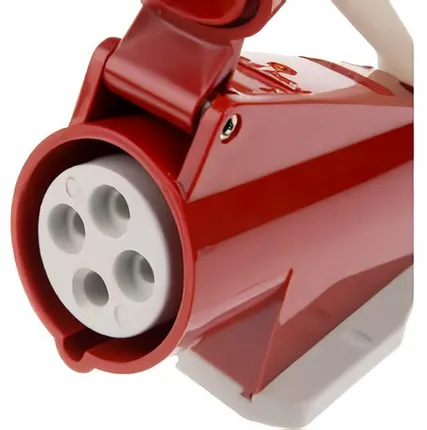 Фото №0 Розетка силовая 3-ф., 16А, 400В, IP44 (4-п, настенная...