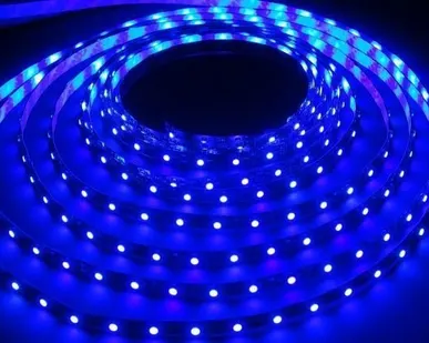 фото Лента светодиодная LED 60/м 5м 4.8w/m 12в IP65 синий