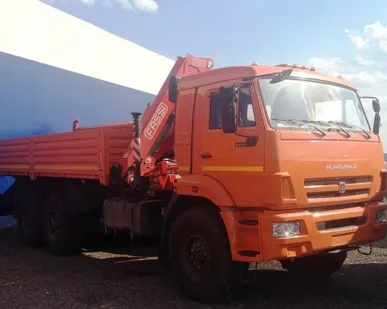 фото КАМАЗ 43118 c КМУ FASSI F155A 0.22