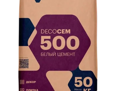 фото Белый цемент DecoCEM 500