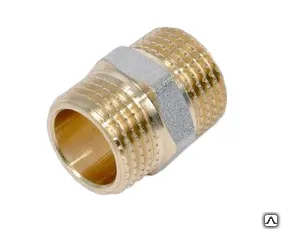 Фото №0 Ниппель бочонок 1" нар(ш) х 1" нар(ш)