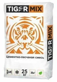 Фото №0 Смесь цементно-песчаная 25 кг TigerMix М150