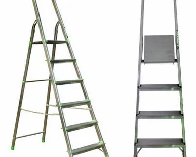 фото Стремянка алюминиевая Алюмет 6 ступеней 124см