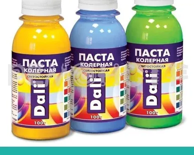фото Паста колерная &#39;DALI&#39; РОГНЕДА 0,1кг (бирюзовый) (8) ВМ