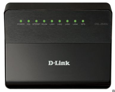 фото Маршрутизатор D-Link DSL-2640U (ADSL2+ Маршрутизатор, Annex B, 4LAN+WAN)