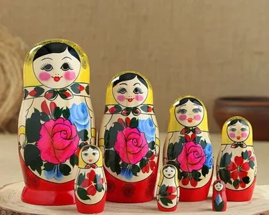 фото Матрёшка дерево «Семёновская», 7-и кукольная, высшая категория