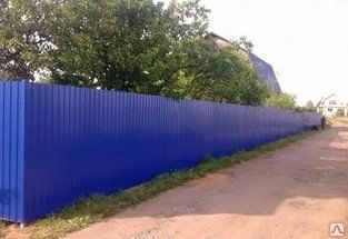 фото Забор из профнастила