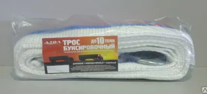 Фото №0 Трос буксир. лента 10т петли пакет (А-тол) (18)