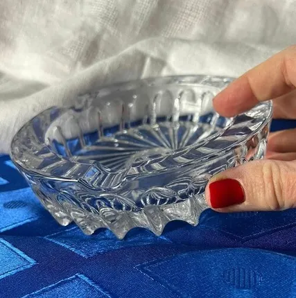 Фото №0 Пепельница 14 см хрусталь СССР