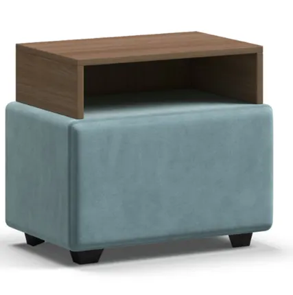 Фото №0 Тумба BOSS велюр MONOLIT Aqua NEW, Орех Селект