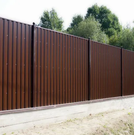 Фото №0 Заборы из профнастила, штакетника, кирпича, камня