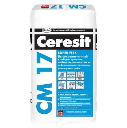 Фото №0 Клей для плитки Ceresit CM 17, 25 кг