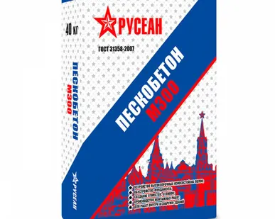 фото Пескобетон М-300 Русеан, 40кг