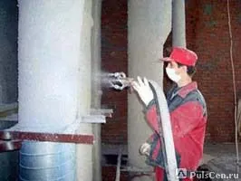 фото Огнезащитная обработка металлических конструкций огнезащитной краской