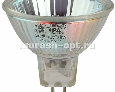 фото Лампочка галогенка "Эра" JCDR 35W GU5.3 230В (10/100)