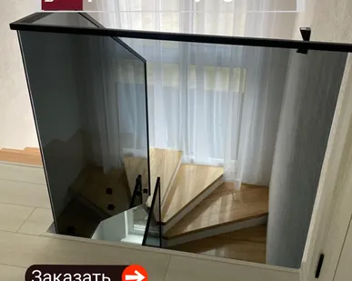 фото Перила из стекла