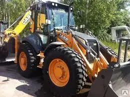 Фото №0 Аренда равноколесного экскаватора CASE