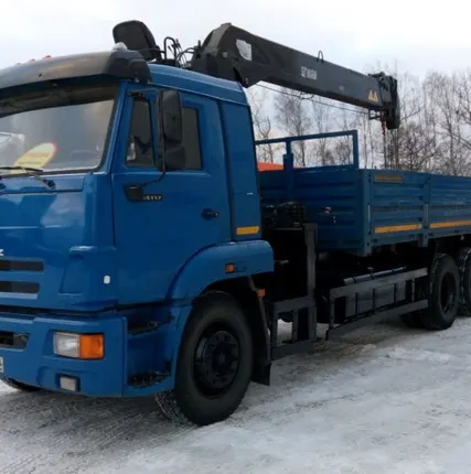 Фото №0 Кран манипулятор автомобильный HIAB 160T - 6 на шасси КАМАЗ 65117 2013г.в
