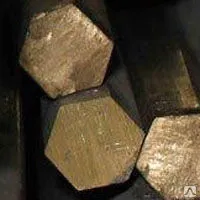 Фото №0 Шестигранник латунный 7 мм Л63 ЛС63-3 ЛС59 ГОСТ 2060-2006 ГОСТ 31366-2008