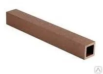 Фото №0 Промежуточный профиль ДПК (пустотелый)(дуб), размеры 3000*37*37мм