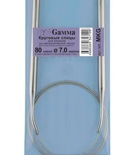 фото круговые MKG металл d 7.0 мм 80 см на металл.леске GAMMA