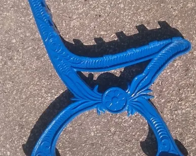 фото Боковины чугунные для лавок