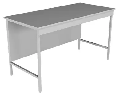 фото Высокий лабораторный стол со столешницей из нержавеющей стали НВ-1500 ЛНв