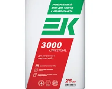 фото Универсальный клей для плитки и керамогранита EK 3000 UNIVERSAL ECO 25кг