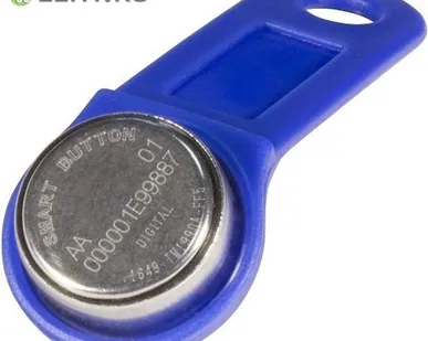 фото RW 1990 SLINEX (синий): Ключ электронный Touch Memory с держателем